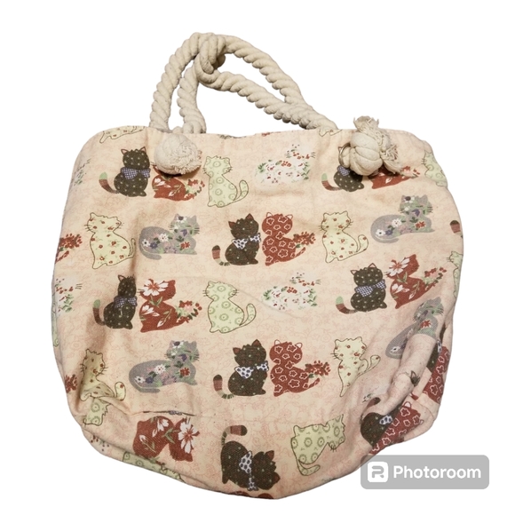 CAT LOVERS SHOULDER BAG TOTES - ALL FOUR INCLUDED - Picture 4 of 7